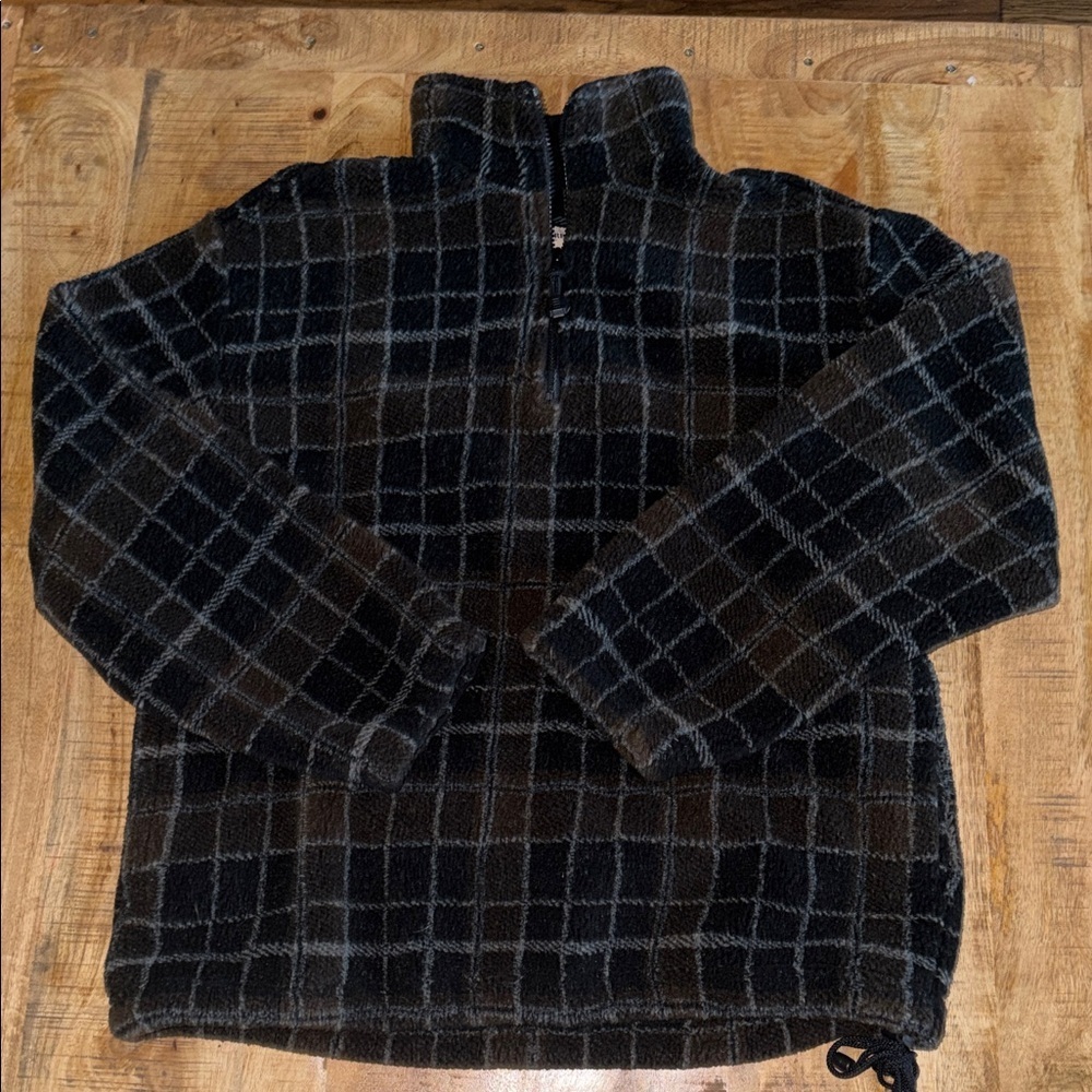 High Sierra Black and Gray Plaid Jacket